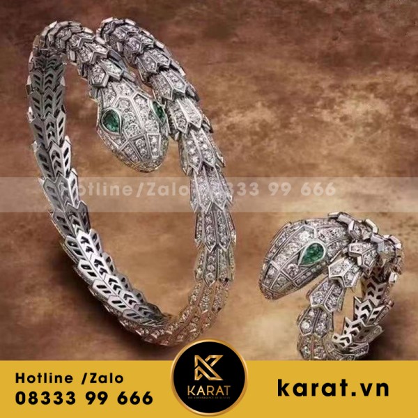 BVL serpenti bracelet and ring 18k