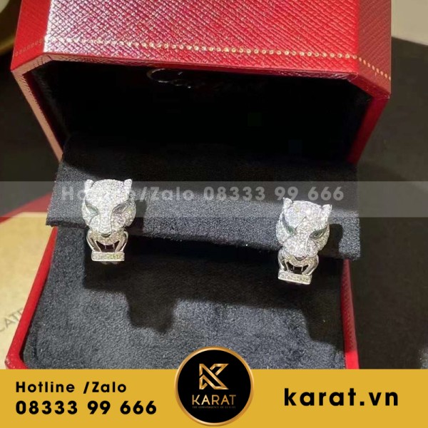Cartier panthere earrings 18k