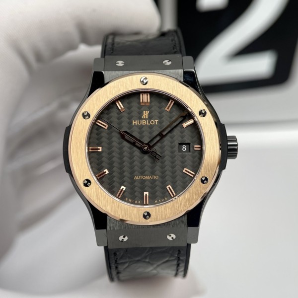 Đồng Hồ Hublot Like Auth 1:1 Classic Fusion Ceramic King Gold 42mm 542.CO.1780.RX