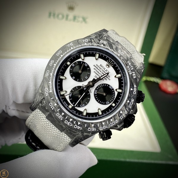 Đồng hồ Rolex Siêu Cấp 1:1 Cosmograph Diw Daytona Forged Carbon Cream 40mm