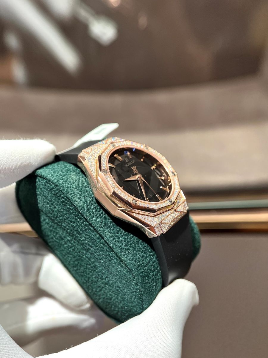 Bộ khung đồng hồ Hublot Classic Fusion Orlinski King Gold Fake chắc chắn