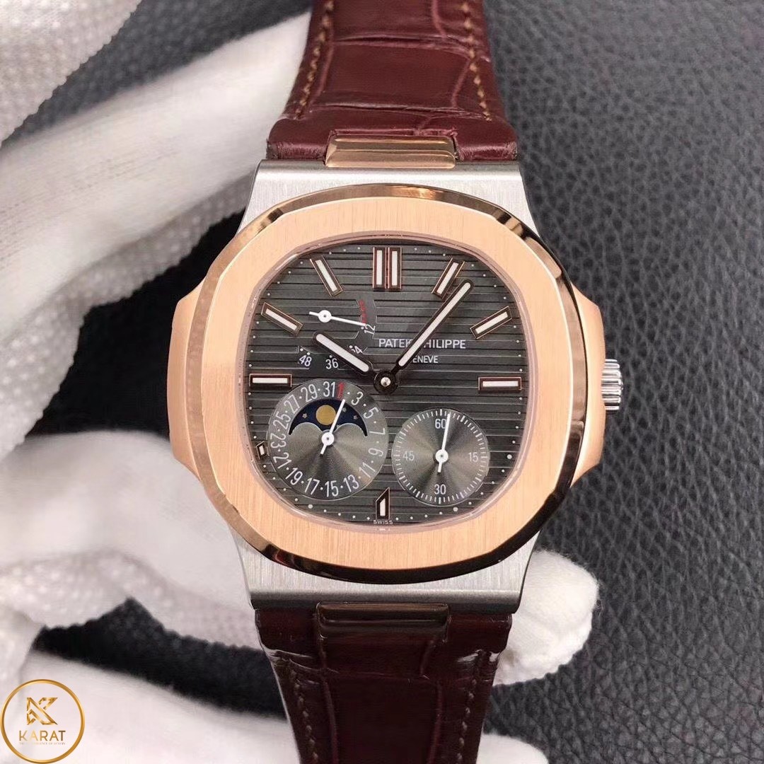 Nguồn gốc Đồng Hồ Patek Philippe 5712R NAUTILUS Gold Replica 1:1 từ Thụy Sỹ