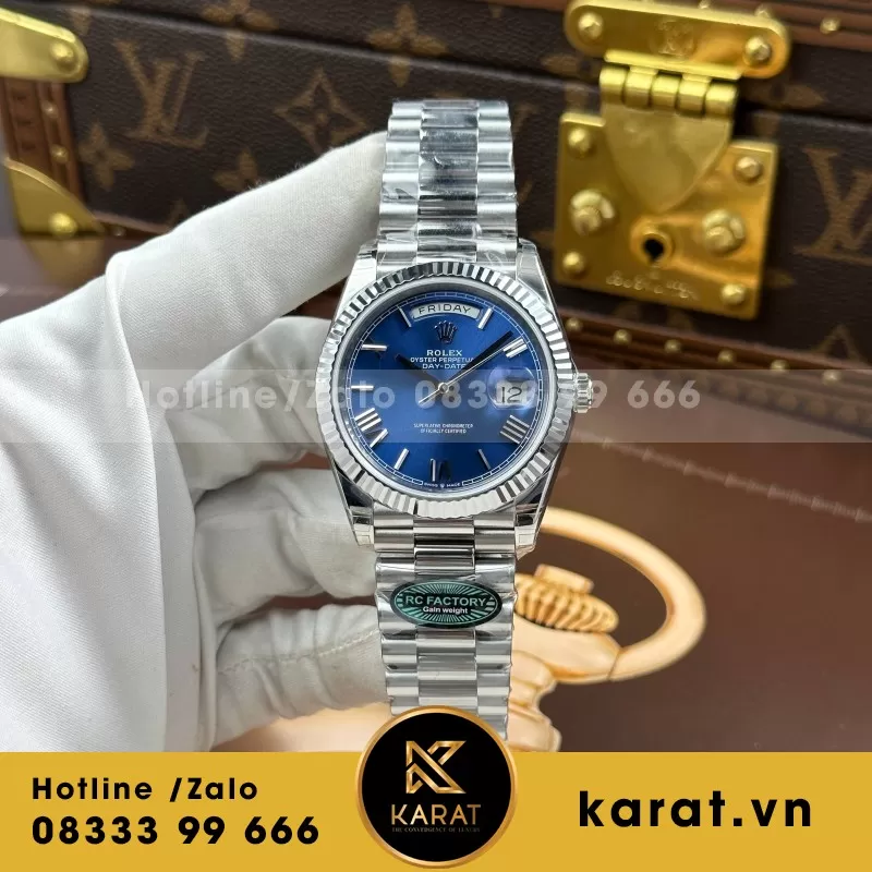 Đồng Hồ BST Rolex Day-Date 40mm phiên bản thép nặng lên tới 210 gram