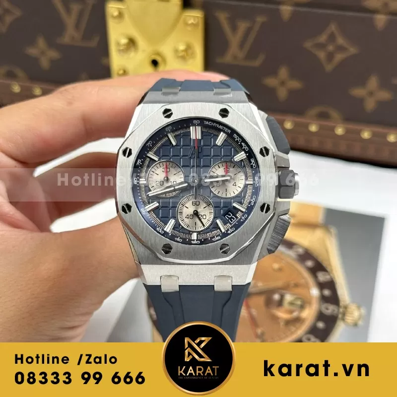Đồng Hồ Audemars Piguet Royal Oak Offshore Chronograph 26420  • size 43mm - độ dày 14.5mm (tương đương chính hãng)