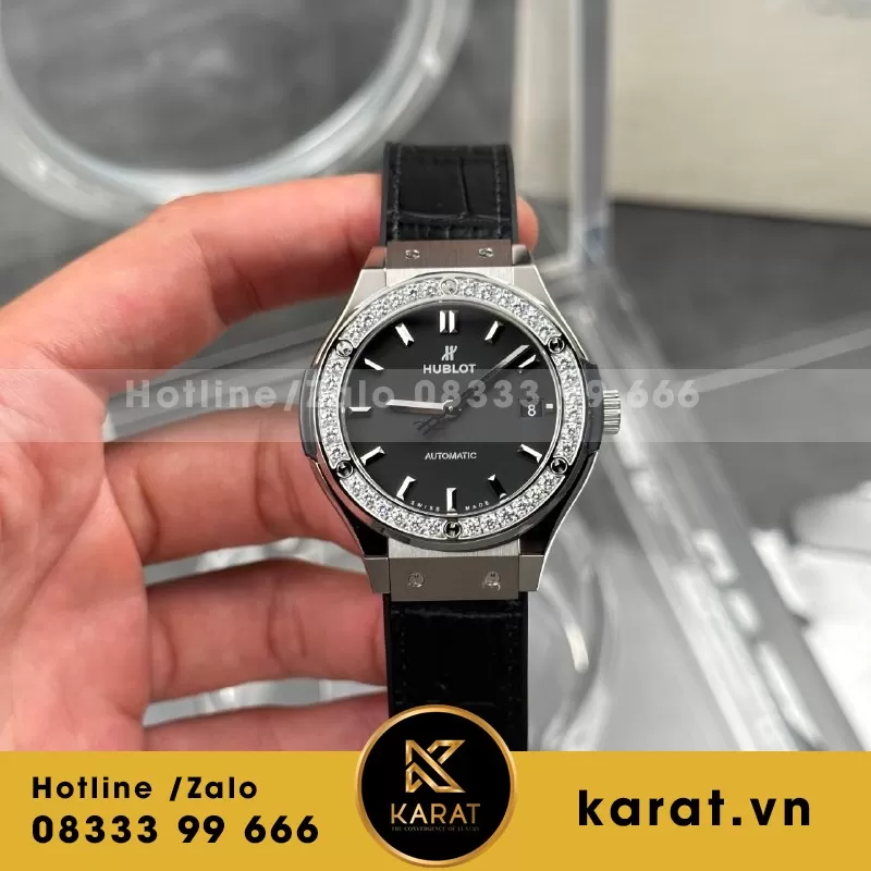 Đồng Hồ BST Hublot Classic Fusion  - 38mm phiên bản niềng đá CZ