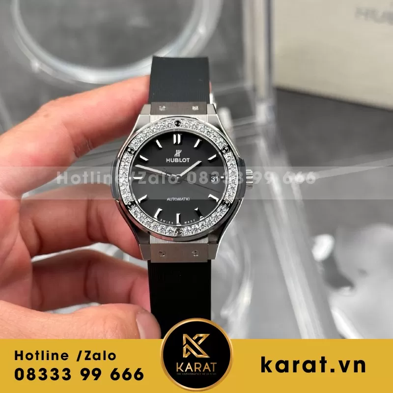 Đồng Hồ BST Hublot Classic Fusion  - 38mm phiên bản niềng đá CZ