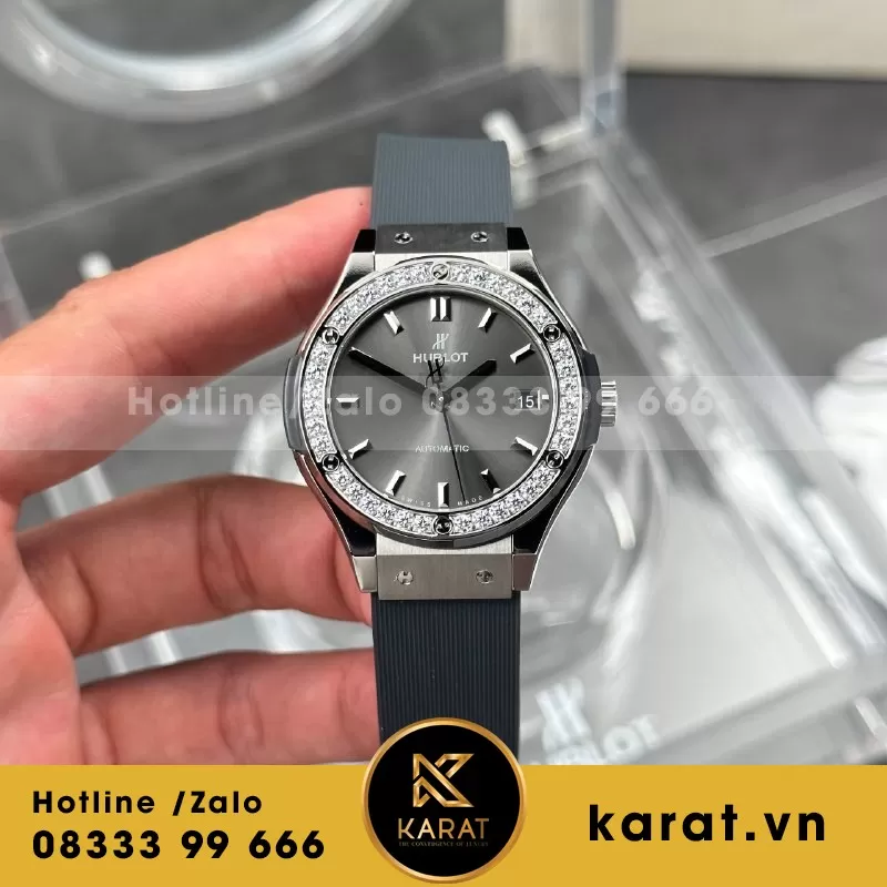 Đồng Hồ BST Hublot Classic Fusion  - 38mm phiên bản niềng đá CZ