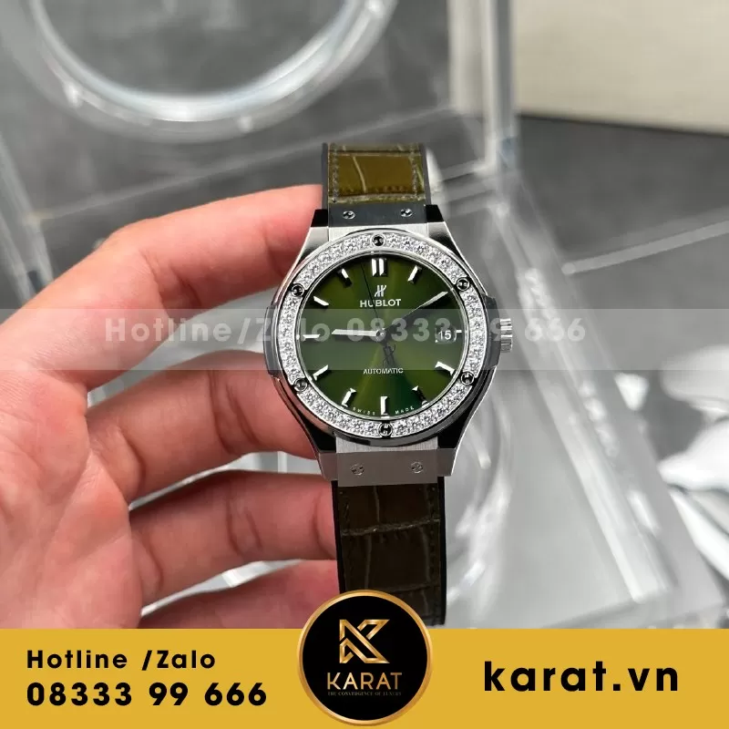 Đồng Hồ BST Hublot Classic Fusion  - 38mm phiên bản niềng đá CZ