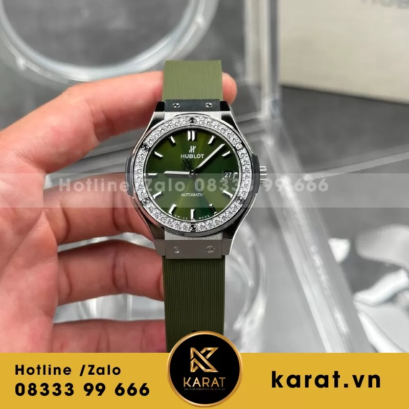 Đồng Hồ BST Hublot Classic Fusion  - 38mm phiên bản niềng đá CZ