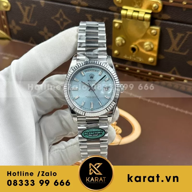 Đồng Hồ BST Rolex Day-Date 40mm phiên bản thép nặng lên tới 210 gram