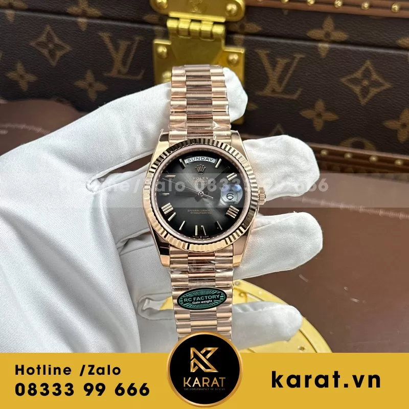 Đồng Hồ BST Rolex Day-Date 40mm phiên bản thép nặng lên tới 210 gram