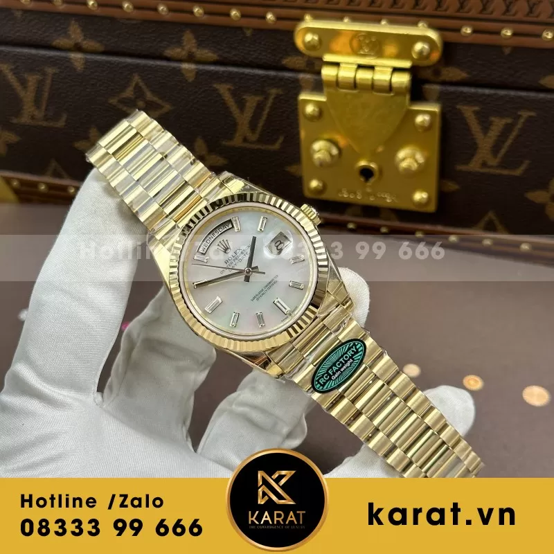 Đồng Hồ BST Rolex Day-Date 40mm phiên bản thép nặng lên tới 210 gram
