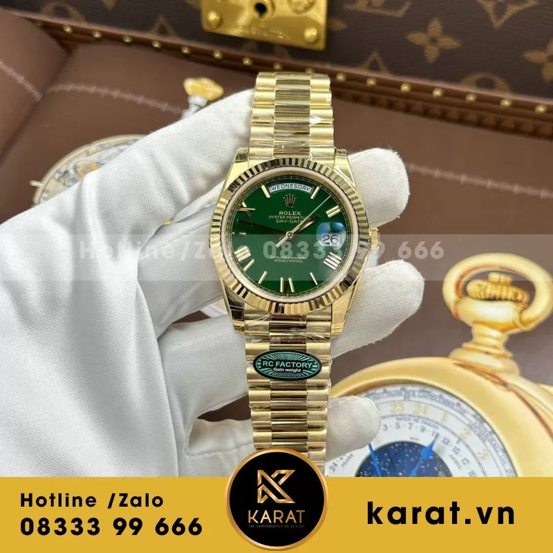 Đồng Hồ BST Rolex Day-Date 40mm phiên bản thép nặng lên tới 210 gram