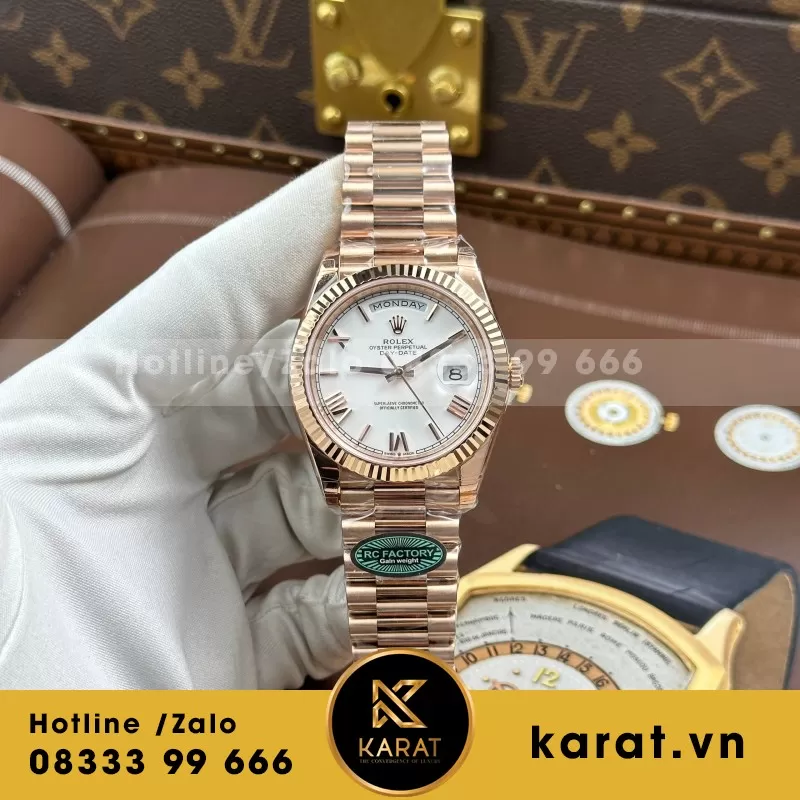 Đồng Hồ BST Rolex Day-Date 40mm phiên bản thép nặng lên tới 210 gram