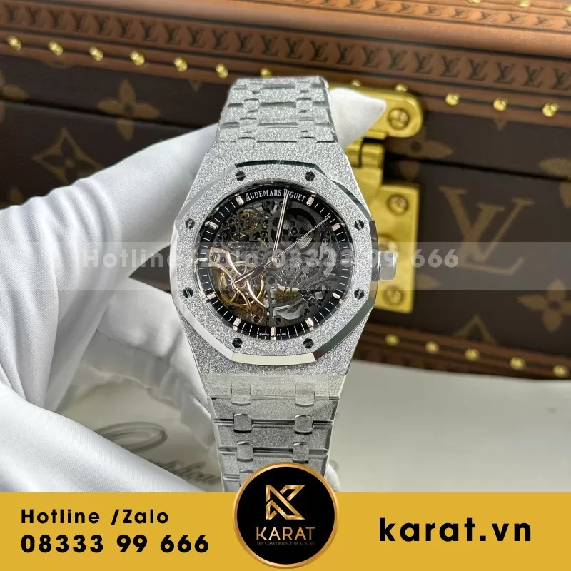 Đồng hồ Đồng Hồ Audemars Piguet Royal Oak 15407 Skeleton Dial• Size 41Mm• 