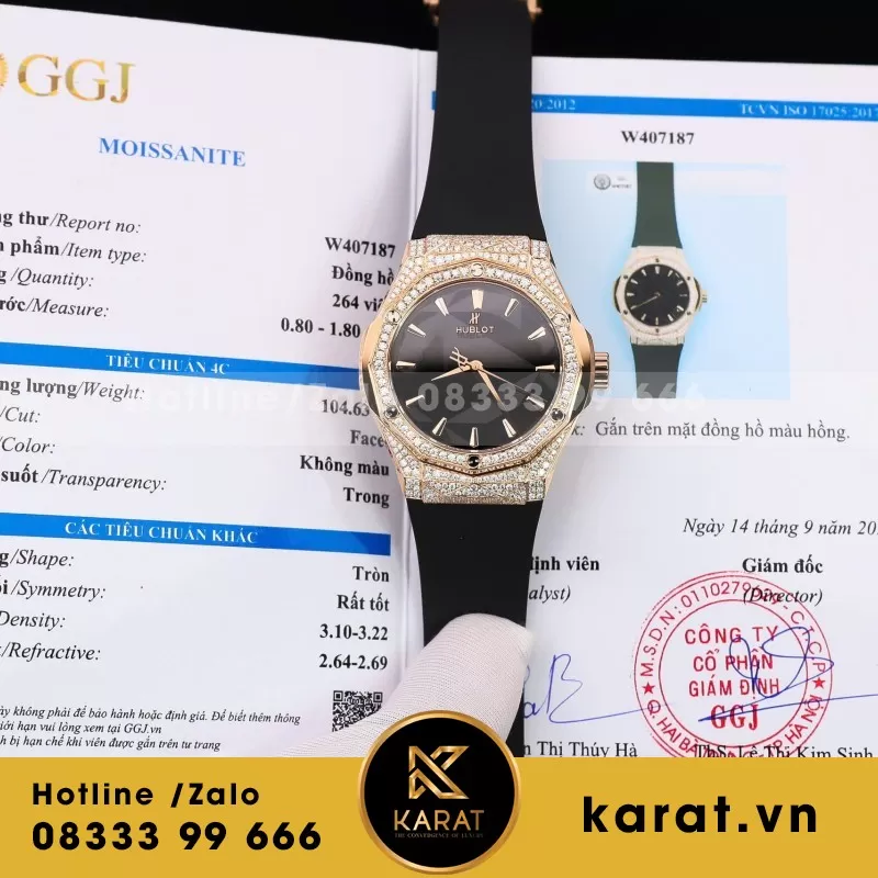 Đồng Hồ Hublot Classic Fusion Orlinski Full Diamonds Replica 1:1