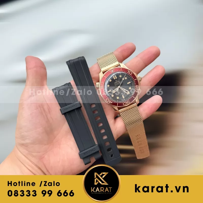 Đồng Hồ Omega Seamaster Diver 300M Bronze Gold Replica 11 VFS 42mm