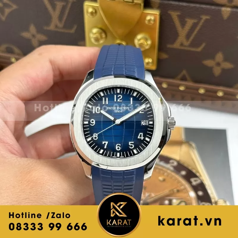 Đồng Hồ Patek Philippe Aquanaut 5168  • size 42mm - độ dày 8.1mm (tương đương chính hãng)