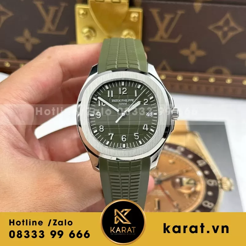 Đồng Hồ Patek Philippe Aquanaut 5168  • size 42mm - độ dày 8.1mm (tương đương chính hãng)