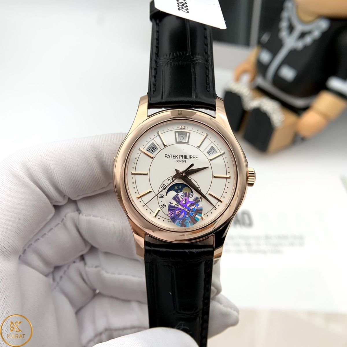 Mặt Đồng Hồ Patek Philippe Complications 5205R-001 Replica 1:1 đẹp