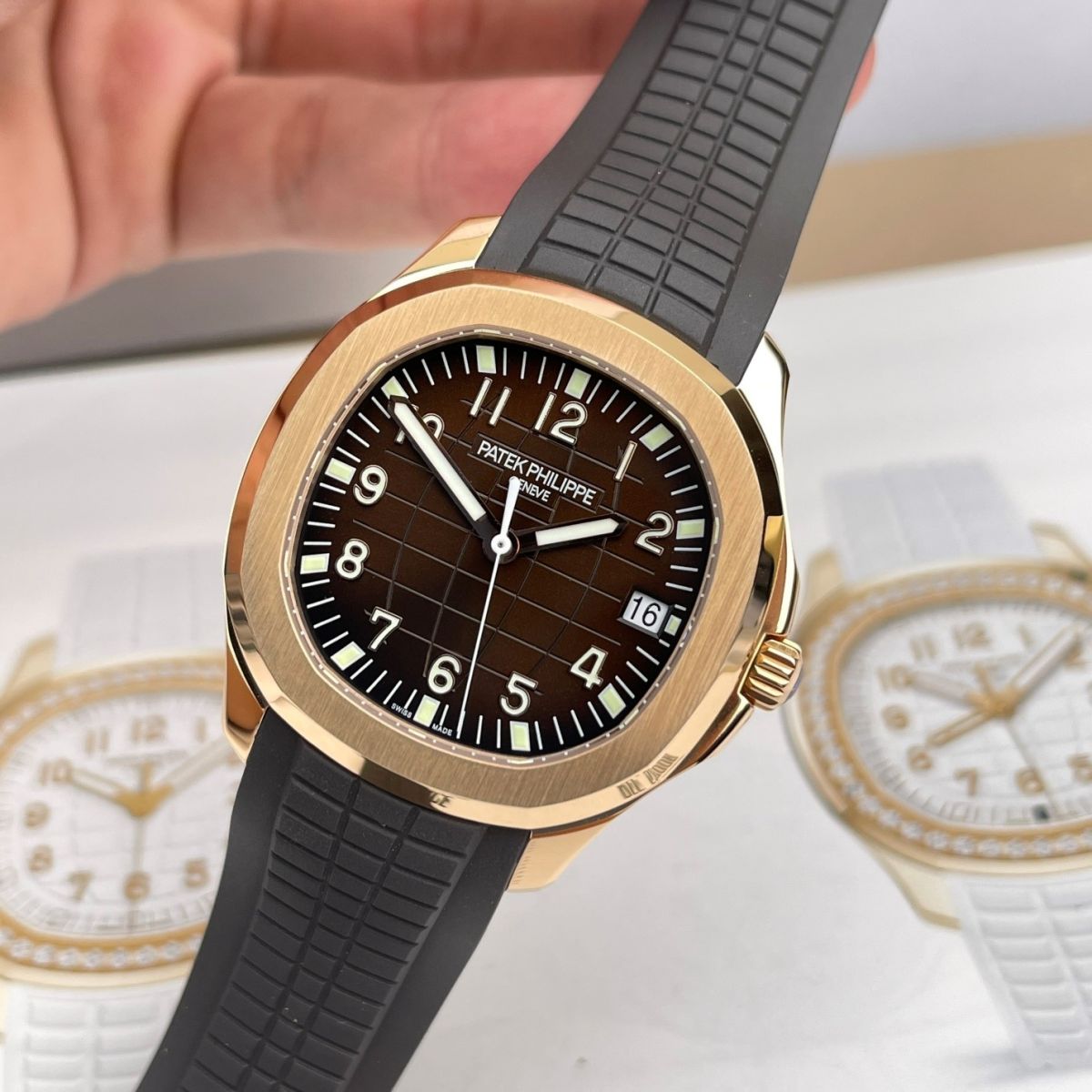 Mặt số Đồng Hồ Patek Philippe Aquanaut 5167R-001 Fake đẹp