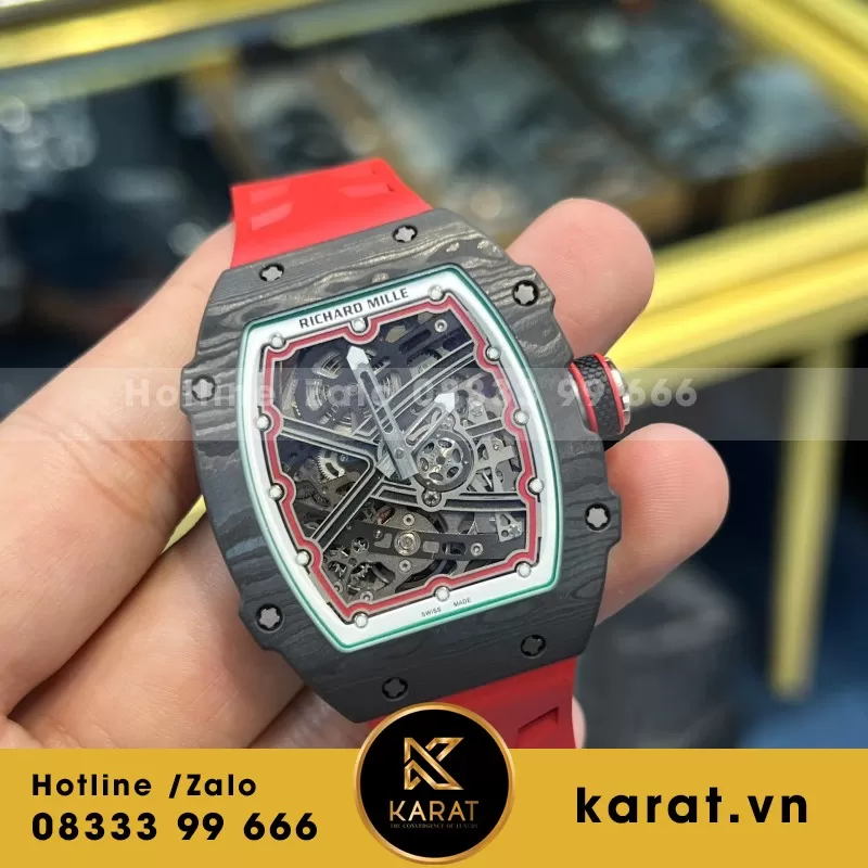 Đồng hồ richard mille RM 67-02 italy automatic vỏ cong bản nâng cấp mới nhất 