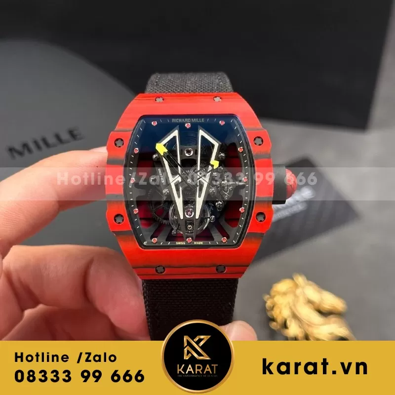 Đồng Hồ Richard Mille RM27-03 Rafael Nadal size 41mm x 48mm