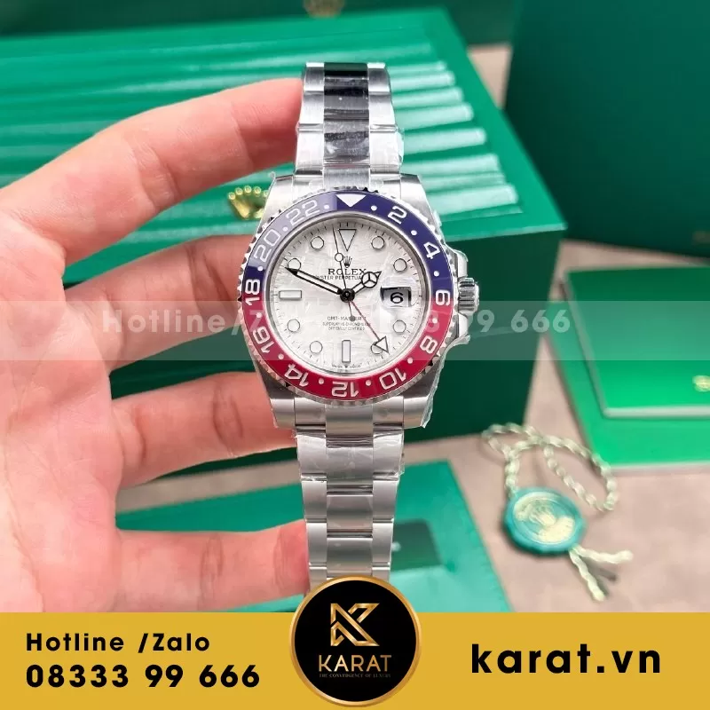 Đồng Hồ Rolex GMT-Master II 126719BLRO mặt số thiên thạch  Size 40mm