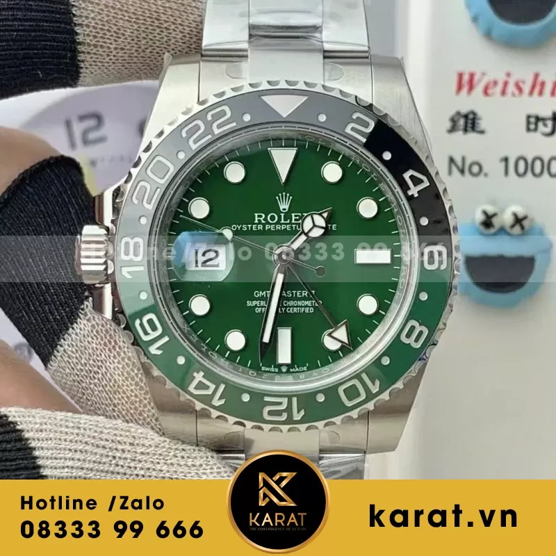 Đồng Hồ Rolex GMT-Master II 126720VTNR Replica 11 Sprite Clean 40mm