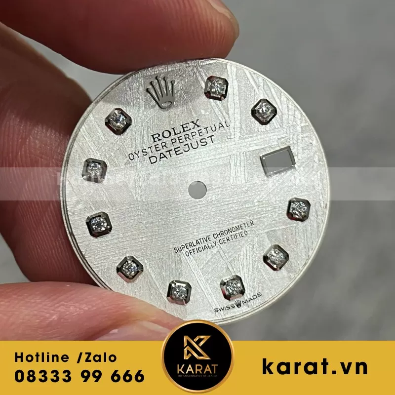 Mặt Đồng hồ Rolex Datejust 26mm MOP đính kim cương mặt số Rolex
